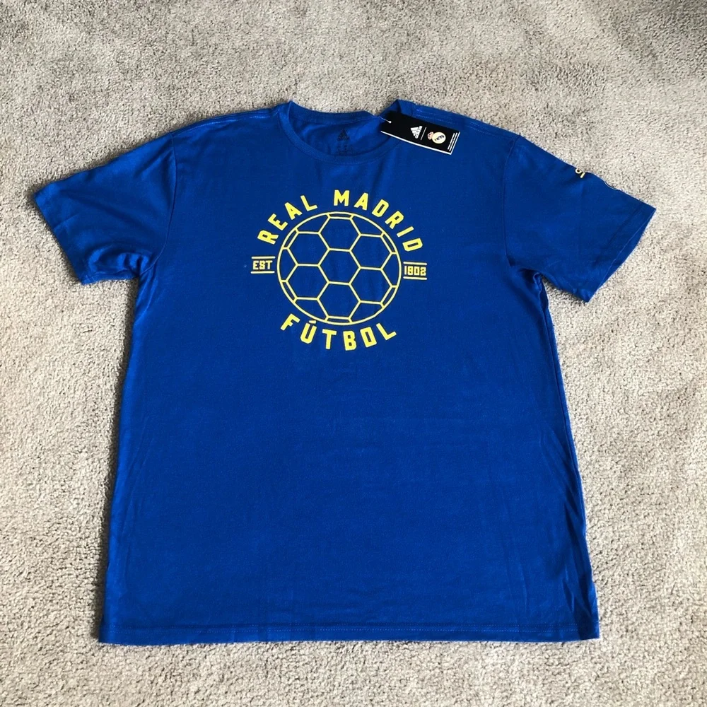 ⚽️ NWT Adidas Real Madrid Futbol T-Shirt